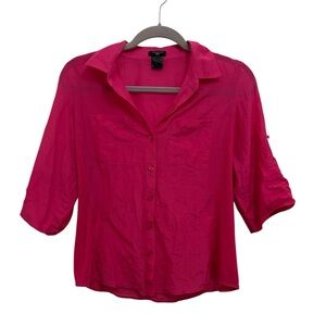 Ann Taylor Button Up Blouse